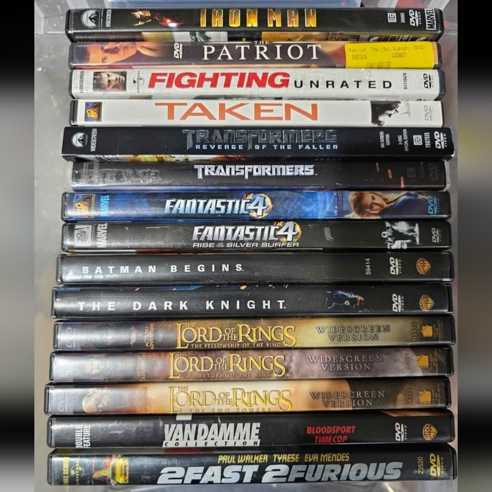 DVD Movie Collection - Assorted Titles